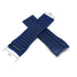 Fits/For Porsche Design Wristwatches - 25mm Navy Blue Rubber Silicone Curved End Replacement Watch Band Strap