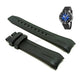 Fits/For Tissot Seastar 1000 T1204171704100 - 22mm Black Rubber Replacement Watch Band Strap