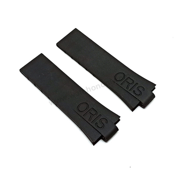 Fits/For Oris TT1 Divers 668-76** - 11mm Black Rubber Replacement Watch Band Strap