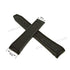 Fits/For Omega Speedmaster Racing- 21mm Full Black Replacement Curved End Watch Band Strap