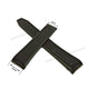 Fits/For Omega Speedmaster Racing- 21mm Full Black Rubber Replacement Watch Band Strap