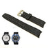 Authentic Casio EFM-100 Edifice - Black Replacement Rubber Watch Band Strap Belt
