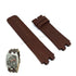 Fits/For Diesel DZ4117 - Brown Leather Handmade Replacement Watch Strap Band Belt