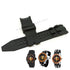 Fits/For Invicta Disney Limited Edition The Incredibles 26853 , 26854 , 26856 - Black Rubber Replacement Watch Strap Band Belt