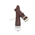 Fits/For Swatch Wrist Watches - 21mm Brown Padded Genuine Leather Replacement Watch Strap Band Belt