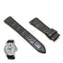 Fits/For Seiko Premier 5D88-0AG0 - SRX011P2 - 21mm Black Genuine Leather Curved end Replacement Watch Band Strap