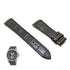 Fits/For Seiko Premier 7T86-0AD0 - SPC161P2 - 21mm Black Genuine Leather Curved end Replacement Watch Band Strap