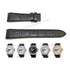 Seiko Premier 4R39-00L0 - SSA213J2 , SSA275J2 , SSA277J2 , SSA245J9 , SSA278J1&nbsp; Compatible for 21mm Black Genuine Leather Curved end Replacement Watch Band Strap
