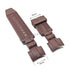 Compatible Invicta Zeus Bolt Reserve - 26mm Brown Rubber Replacement Watch Band Strap