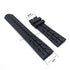 22mm Black Rubber/Silicone with Black Line Replacement Watch Strap Band Fits with Tag Heuer Formula 1  Senna