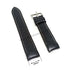 Compatible for Aviator AVW5839G4 , AVW5839G115 , AVW5839G45 , AVW1900G242 - 22mm Black Leather Curved End Replacement Military Watch Band / Strap