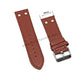 Fits/For Luminox 1879 1920 1921 1925 1927 - 26mm Brown Rivet Genuine Leather Replacement Watch Band Strap Attention: Item is unbranded.