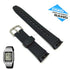 Authentic Casio EDB-120 E-Data Bank &nbsp;- Black Replacement Rubber 10124354 Watch Band Strap Belt