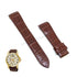 Fits/For Seiko Premier 5D88-0AG0 - SRX014P1 - 21mm Brown Genuine Leather Curved end Replacement Watch Band Strap