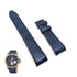 Seiko Premier 7D56-0AB0 - SNP126P1&nbsp; Compatible for 21mm Navy Blue Genuine Leather Curved end Replacement Watch Band Strap