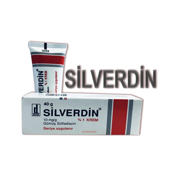 Silverdin 40g - 10mg/1  - silver sülfadiazin cream - Treatment wound , burn infection