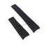 22mm Blue Rubber / Silicone Curved end Replacement Watch Band / Strap Compatible for Tag Heuer Aquaracer
