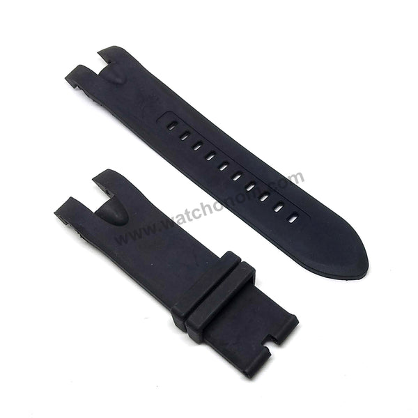 Fits/ For Invicta Pro Diver 17811 , 17812 , 18029 - 26mm Black Rubber Replacement Watch Band Strap