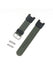 Compatible Casio Protrek Fishing Gear PAS-400B , PAS-410B , PRS-400B - Green Nylon Textile Knit Replacement Watch Band Strap