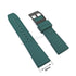 Fits/ For Breitling Diver Pro III  3 - 24mm Forest Green Rubber / Silicone Replacement Watch Band Strap 24-20