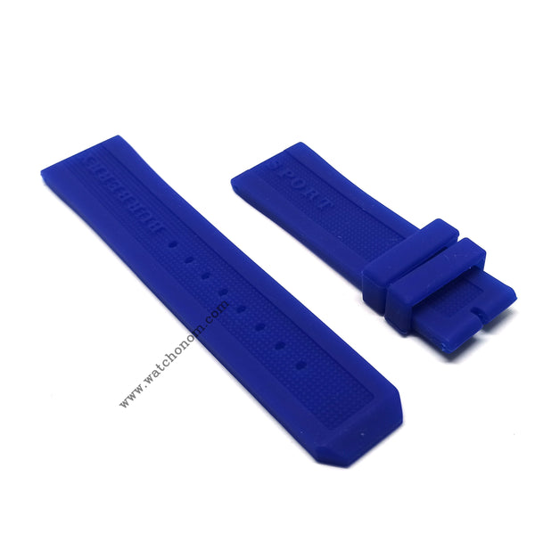 Burberry Endurance BU7711 , BU7714 - 24mm Blue Rubber Silicone Watch Band Strap