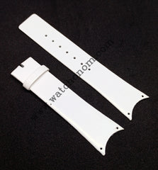 Calvin Klein Trust CK K0H23220 K0H232 21mm White Leather Watch Band Strap