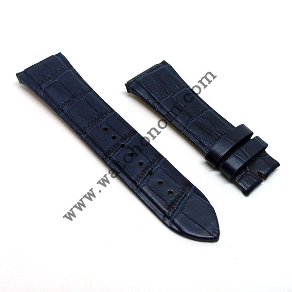 Guess Collection GC 22mm Black Leather Watch Band Strap A47001G2 A47001GC