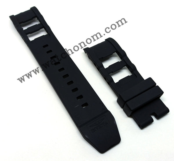 Invicta Russian Diver 10135 10136 10137 26mm Black Rubber Watch Band Strap