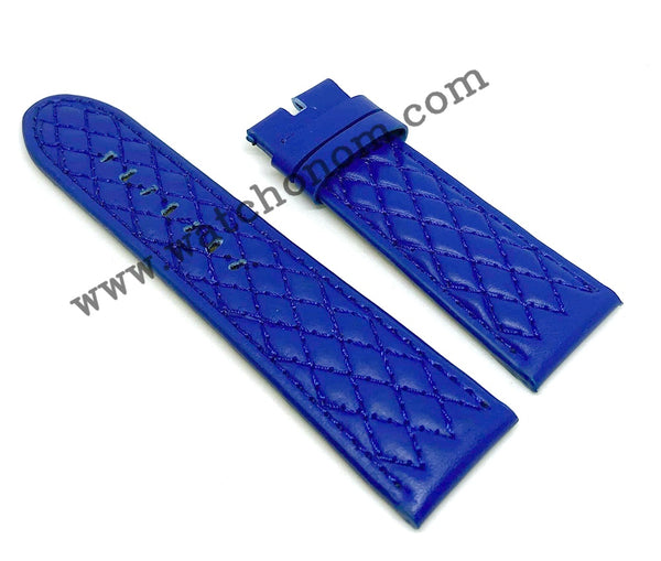 Invicta S1 Rally 5402 17011 27916 26mm Blue Leather Watch Band Strap