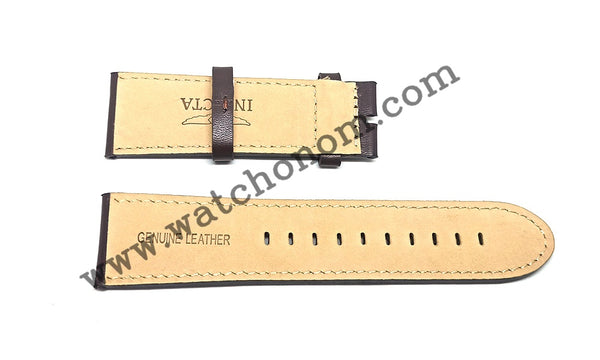 Invicta S1 Rally 5402 17011 27916 26mm Brown Leather Watch Band Strap