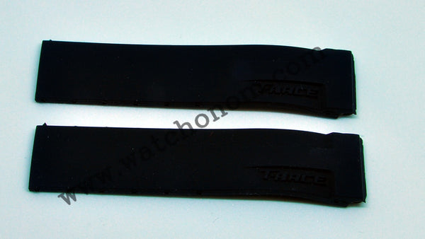 Tissot T-Race 21mm Black Rubber Watch Strap Band